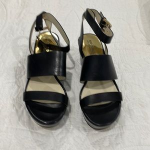 Michael kors black sandals size 7 1/2